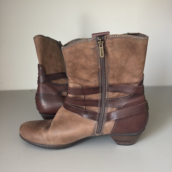 Pikolinos Brown Leather Boots Size 41 - Picture 2 of 7